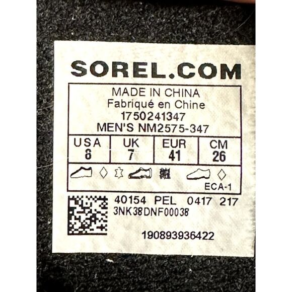 SOREL Rubber Boots Cheyenne II 2 Men’s Sz 8 NM2575-052 Waterproof Green - Picture 11 of 11